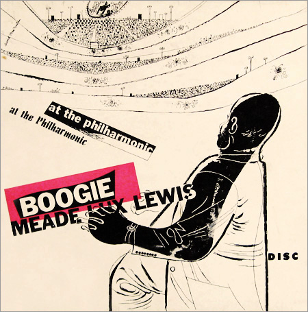 Meade Lux Lewis, 78 rpm album Disc Records, David Stone Martin