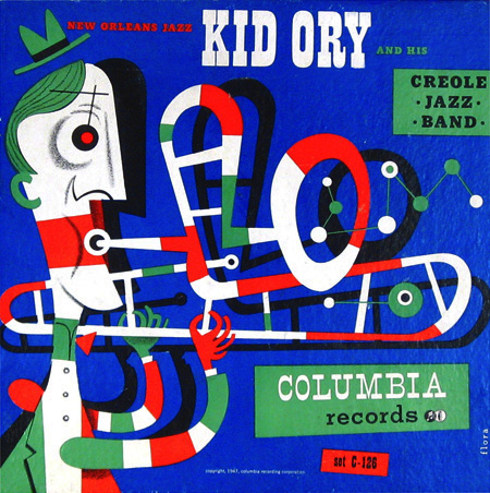 Kid Ory, 78 rpm album Columbia